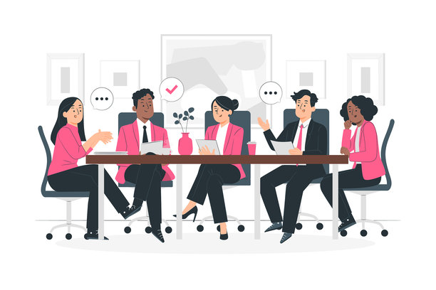 大型会议室插图图片下载