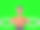 3D插图：英俊的男人大卫作为链条中的一环。绿幕模型。3D渲染在绿幕上，用于视频素材和抠图。图片下载