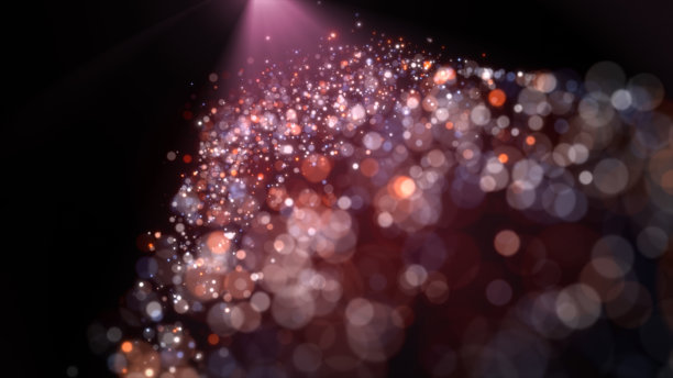 光晕效果背景动画素材。镜头光晕闪烁，营造出优雅的抽象背景动画。图片下载