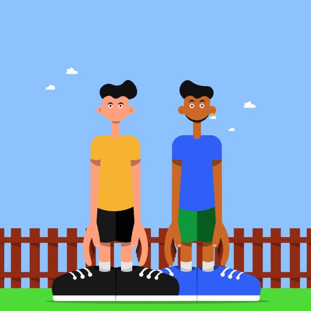 院子里的男孩们图片下载