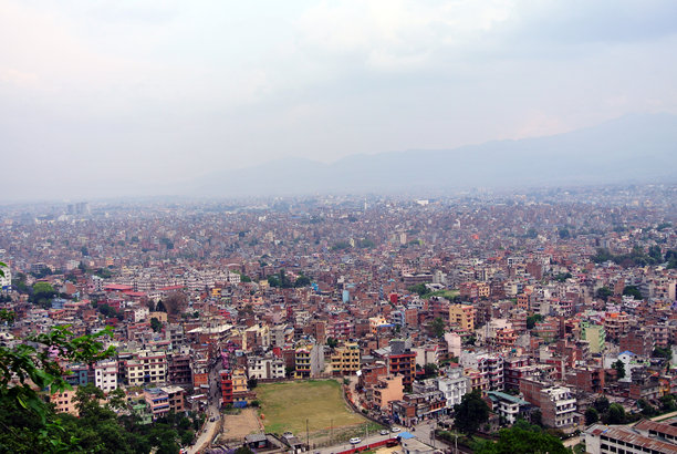 从高处俯瞰城市的照片图片下载