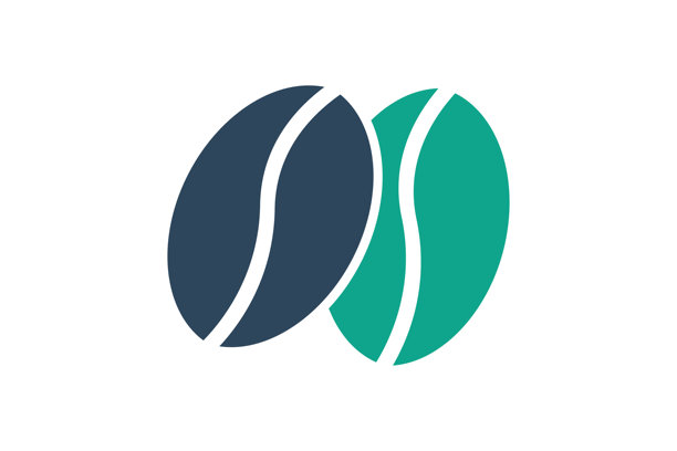 咖啡豆图标。实心图标风格。与咖啡种植相关的图标。农业元素矢量插图图片下载