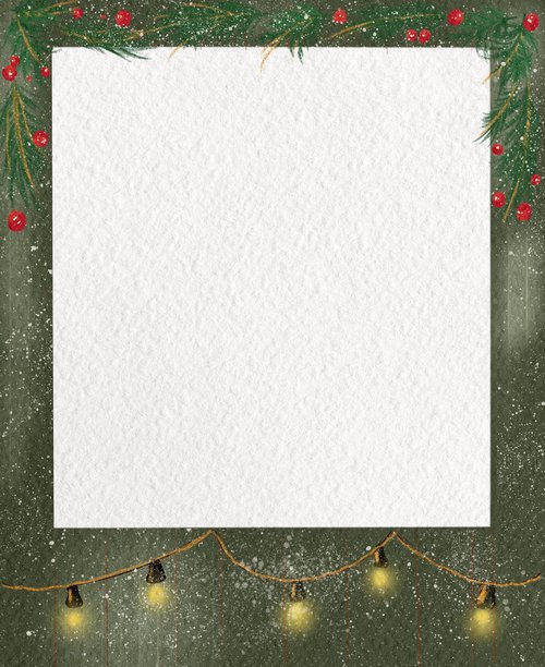 可爱的圣诞框架。可爱的宝丽来框架。圣诞版照片，宝丽来，圣诞快乐。图片下载