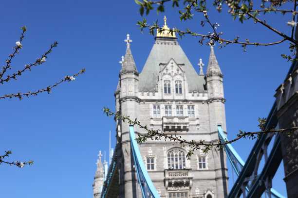 伦敦现代建筑伦敦桥城市街景素材图片下载