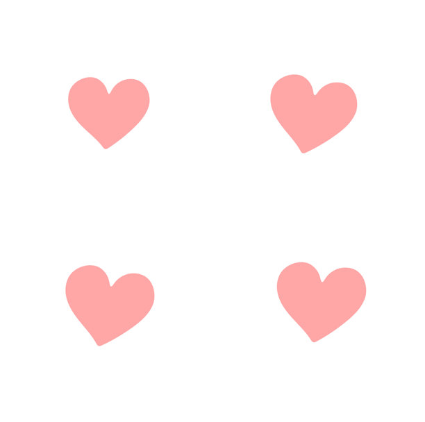 简单的心形对话气泡图标素材图片下载