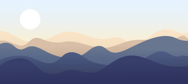 抽象的山地风景背景图片下载