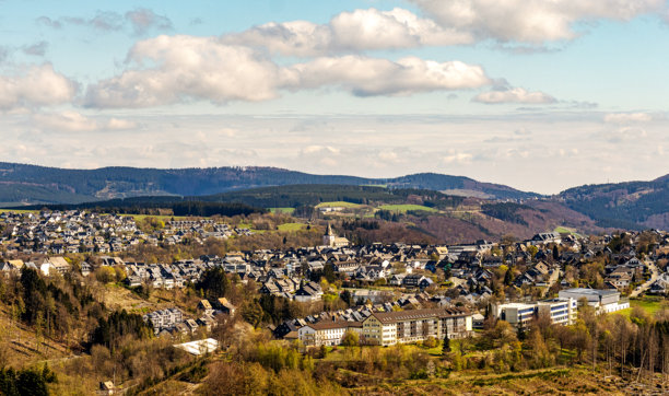 冬贝格的美丽风景照片图片下载