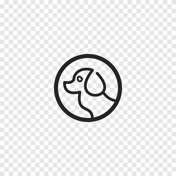 狗图标。矢量插图。图片下载