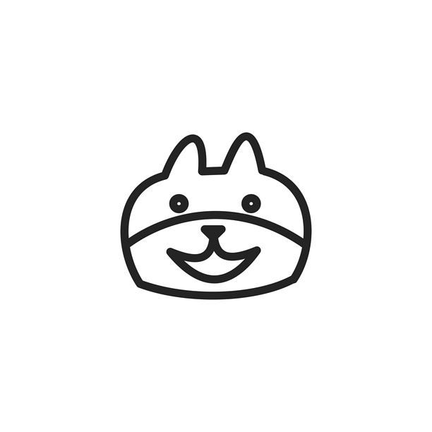 狗图标。矢量插图。图片下载