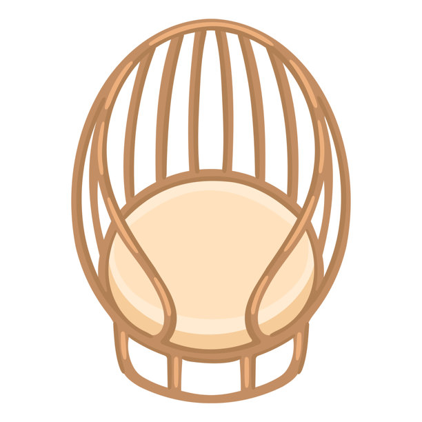 休闲椅俯视图。环境设计。建筑室内设计用家具。矢量图。图片下载