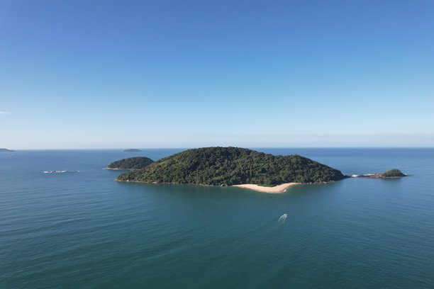 乌巴图巴普鲁米林岛的航拍照片图片下载