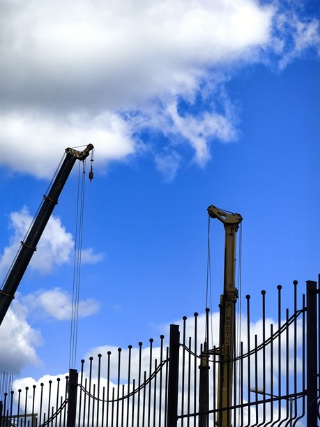 起重机，建筑，审美，光影，网站，博客，视频，视觉，光影，天空，几何，线条，施工，城市，线条，明亮，美丽，高质量，照片，库存，美。图片下载