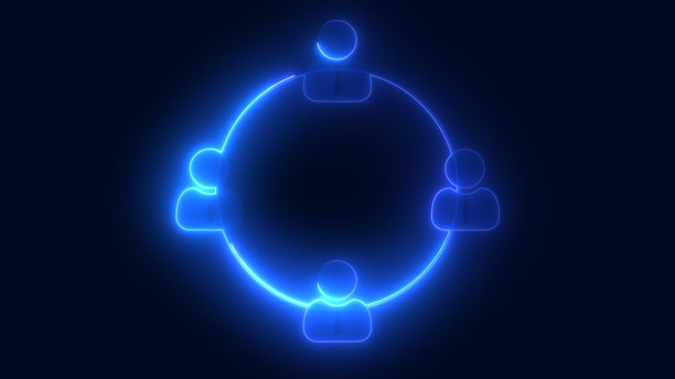 4K社交媒体用户图标和网络背景 - 4K库存照片图片下载