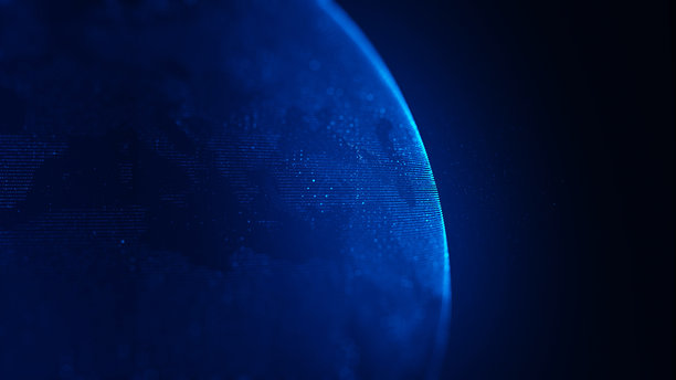 4K科技网络世界地图照片图片下载