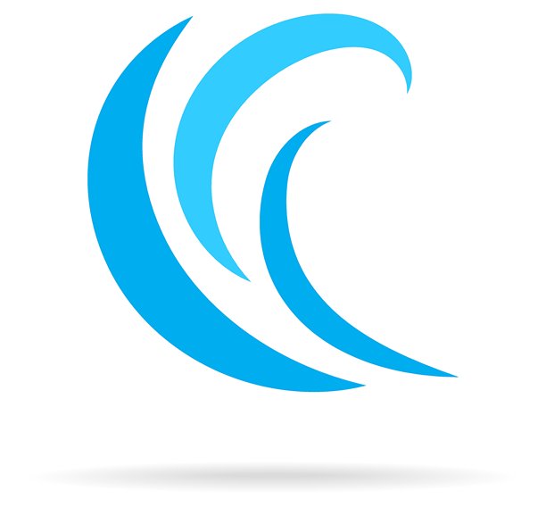 抽象蓝色波浪设计。水、流动或运动的概念。理想的背景和品牌设计。简单、干净、多用途的矢量插图。图片下载