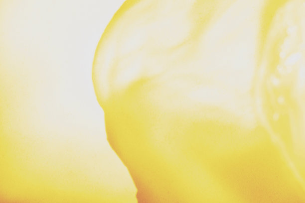 抽象的黄色和白色背景，带有类似皮肤的纹理效果，颜色渐变。现代设计的明亮艺术模板。轻背景上的自由手绘线条。模板。文本位置。海报图片下载