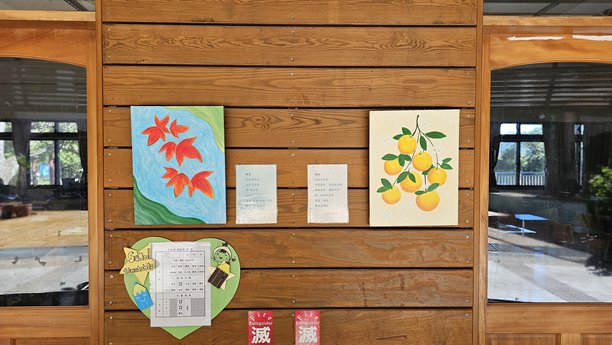 新竹县，新埔镇，台湾。2024年11月24日。文山小学的照片，文化环境山地学校自然生态教育教室，可爱的动物玩偶。图片下载