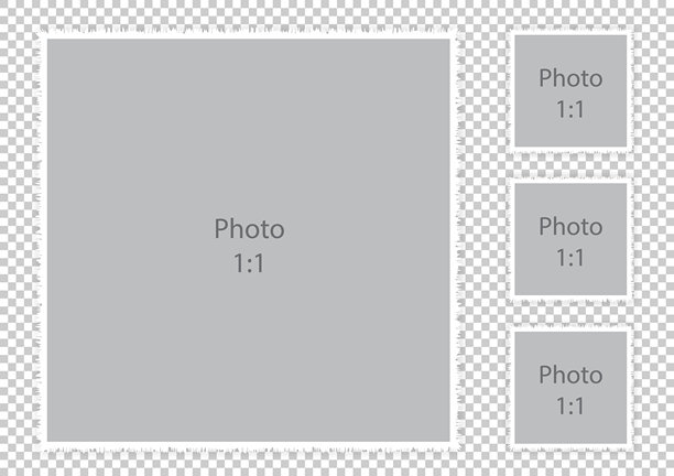 多图照片布局模板。完美展示回忆或制作拼贴画。可用于社交媒体或设计项目。适应性强，功能多样。图片下载
