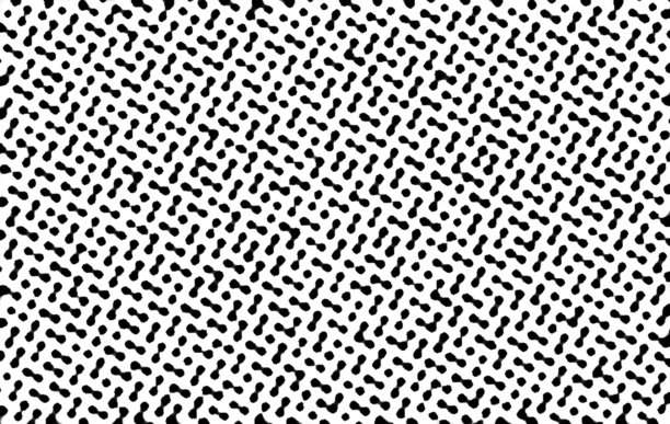 手绘黑白抽象彩纸屑无缝图案。时尚黑白几何设计无缝图案有趣的几何重复图案设计图片下载