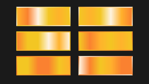 彩色渐变金属质感背景设计素材集图片下载