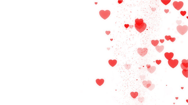 4K无缝红色心形循环，完整旋转，独立于绿色背景。社交媒体心形。情人节和爱情概念。4K库存照片图片下载