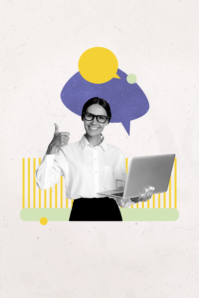 流行横幅时尚垂直照片拼贴，快乐的女孩和男孩手持笔记本电脑，输入信息，交流图标，电子邮件对话，网络连接图片下载