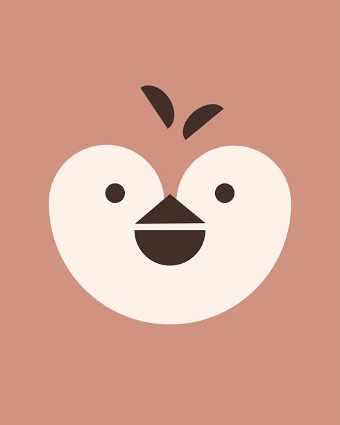 企鹅角色。卡通可爱的动物面孔，适用于婴儿卡片、海报、婴儿洗礼邀请、幼儿园墙壁艺术、房间装饰、布料印刷、明信片、包装纸。简单风格的平面矢量插图。适合拼贴、刺绣或其他用途的图片。图片下载