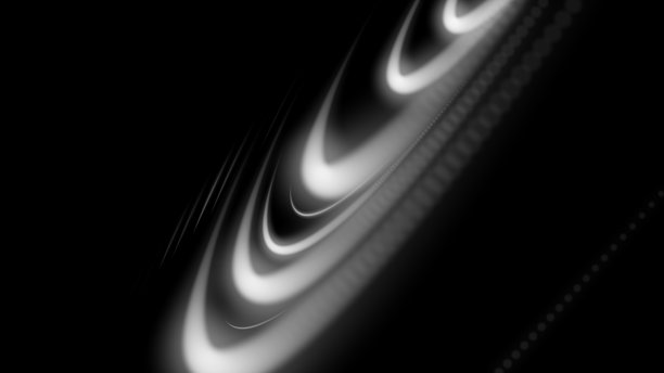 4K无缝循环的未来派粒子束流，数字数据流。动态图案与光线和能量射线。- 可循环 - 4K库存照片图片下载