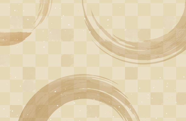 日本风格背景素材矢量插图金色时尚图片下载