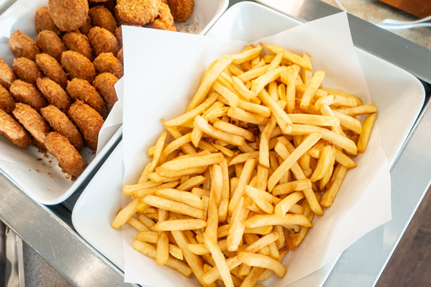 酒店自助餐的照片。自助餐的全景图。图片下载