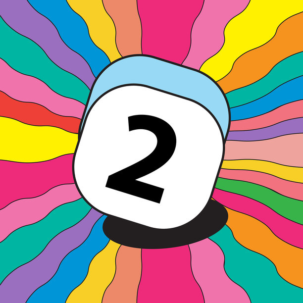 彩色友谊手链字母珠风格字体设计字母大写数字2图片下载