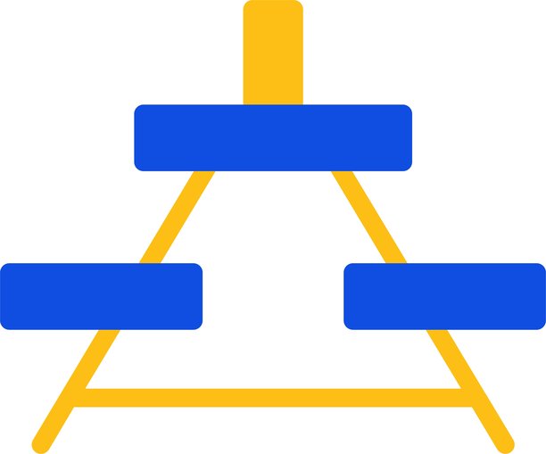 野餐桌平面两色图标图片下载