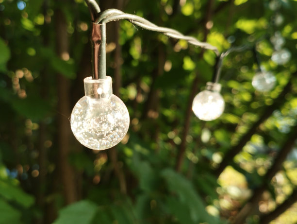 日落时分街灯的特写照片图片下载