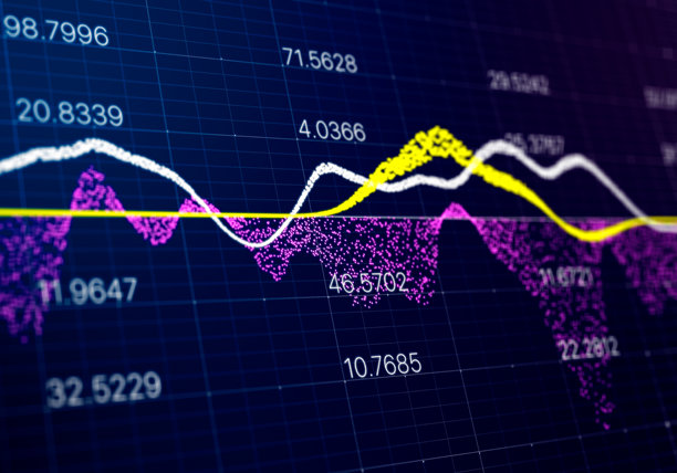 新兴金融经济数据 - 股票市场背景股票照片图片下载