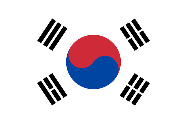 韩国国旗，比例为2比3图片下载