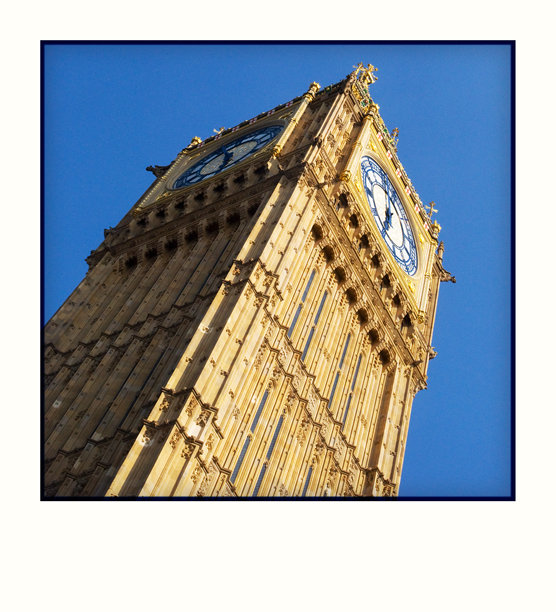 伦敦地标旅游假期宝丽来照片图片下载