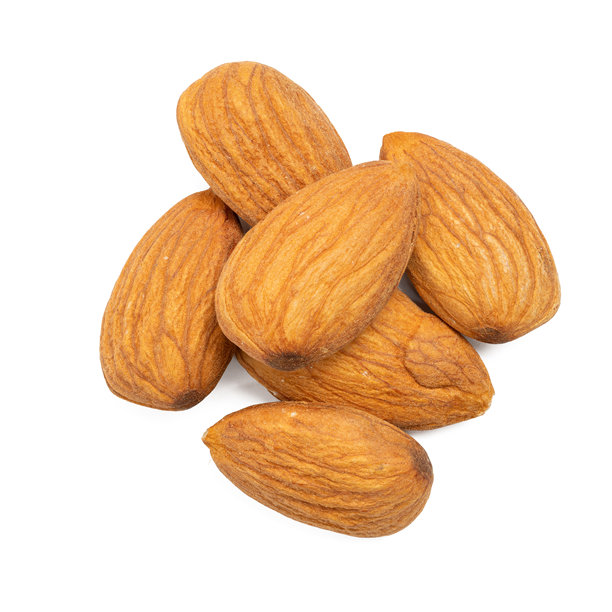 高分辨率的杏仁照片，采用焦点堆叠技术拍摄。图片下载