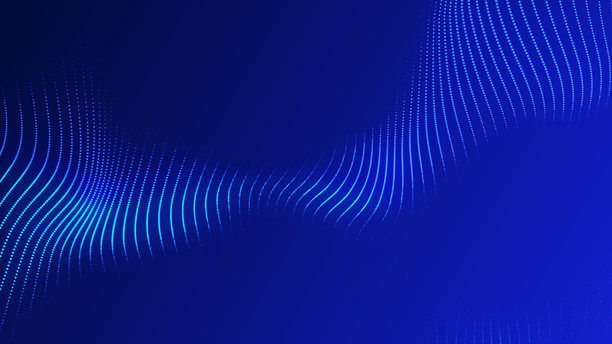 未来感线条波浪背景 4K 股票照片图片下载