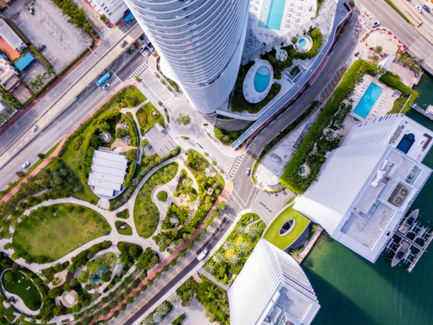 迈阿密海滩树冠公园2025年航拍照片图片下载