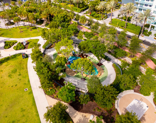 迈阿密海滩树冠公园2025年航拍照片图片下载