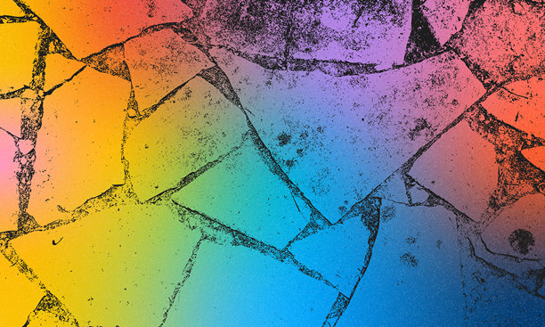 老电影光漏纹理，带有划痕、噪音和彩虹色光晕效果。相机胶卷滤镜，带有灰尘和颗粒感。复古照片烧焦效果，裂纹墙壁的纹理。图片下载