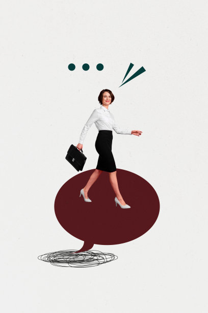 垂直图像海报，快乐的女孩和男孩的照片拼贴，交流图标，短语，通信，演讲，聊天者，交谈图片下载