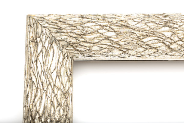 带有纹理设计的装饰画框。该画框采用浅色编织图案，适合展示艺术作品或照片。图片下载