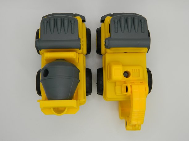 建筑车辆玩具的照片。可用于T恤印刷和儿童服装设计。图片下载