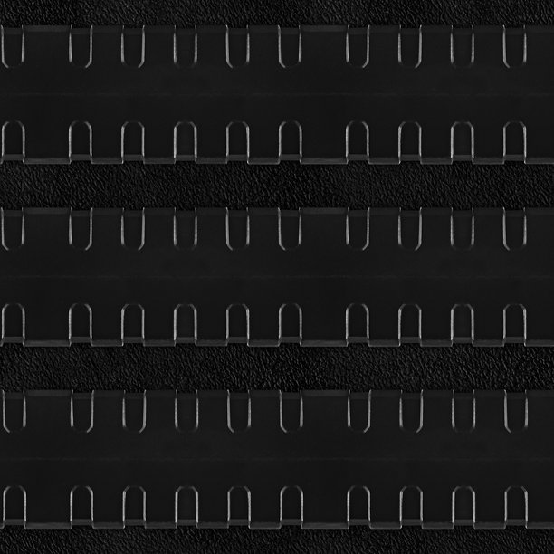 无缝4K黑色塑料科技面板表面纹理材料照片。图片下载