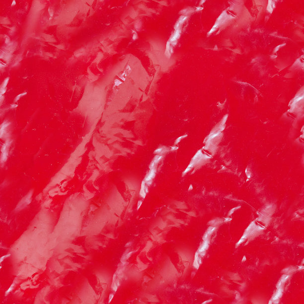 无缝4K红色塑料褶皱薄膜表面纹理材料照片。图片下载