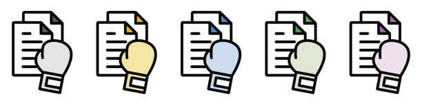 插图图标素材集：运动护理文件图片下载