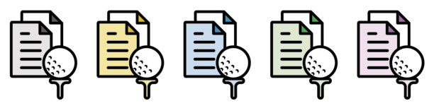 插图图标素材集：运动护理文件图片下载