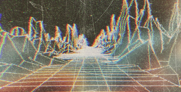 老电影光漏纹理，带有划痕、噪音和彩虹光晕效果。相机胶卷滤镜，带有散景、灰尘和颗粒感。受损的复古电影，照片烧焦效果。复古照片图片下载