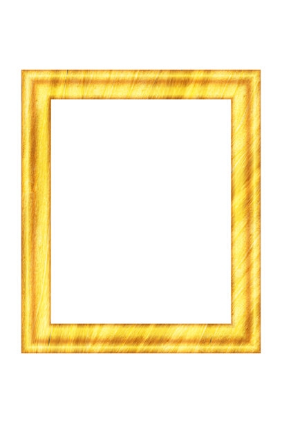 方形复古金色木框，适合您的设计。复古封面。文本位置。复古古董金色美丽矩形框架，适用于画作或照片。模板矢量插图。图片下载